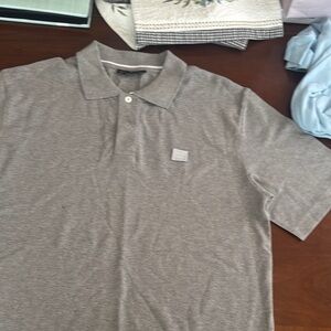 Acne xl Men's Gray Polo Shirt good condition , small mark on chest very tiny,